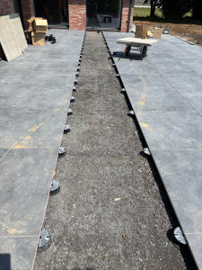 Photo de galerie - Plots terrasse Carrlage 