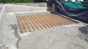 Photo de galerie - Réalisation d'un carré béton 