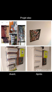 Photo de galerie - Déplacement de tableaux électrique 4 rangée 