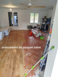 Photo de galerie - Pose de parquet - Revêtement de sol