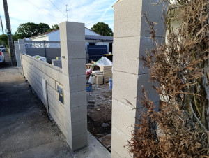 Photo de galerie - Mur parpaing 