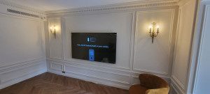 Photo de galerie - Installation de 2 appliques mural / 
Installation d'un support mural pour Tv  