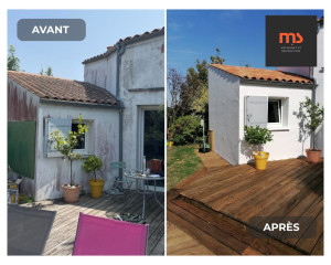 Photo de galerie - Réfection façade, toiture et terrasse...