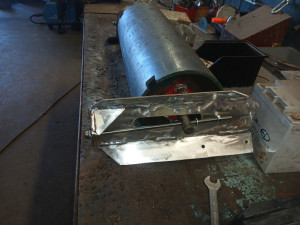 Photo de galerie - Création d’une pièce pour la tension d’un convoyeur à bande en INOXYDABLE