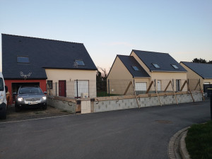 Photo de galerie - Réalisation d'une clôture sur muret