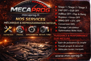 Photo de galerie - Pour toute prestation de reprogrammation ou de mécanique