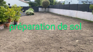 Photo de galerie - Création de  pelouse 