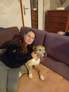Photo de galerie - Nina,chienne de mes anciens voisins,que
 j' ai souvent gardee