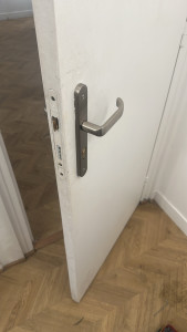 Photo de galerie - Remplacement d’une poignée, fermeture à clé