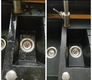 Photo de galerie - Évier avant et après 