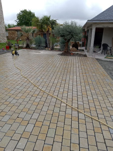 Photo de galerie - Pose de pavé 