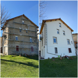 Photo de galerie - Chantier en peinture semi épaisse 