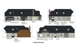 Photo de galerie - Façades réalisées pour une déclaration préalable