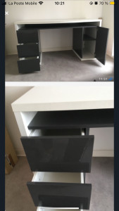 Photo de galerie - Montage d’un bureau en kit 