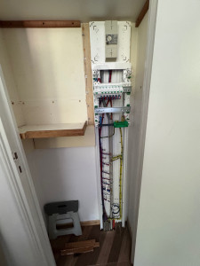 Photo de galerie - Remise aux normes du tableau électrique d’un appartement. 