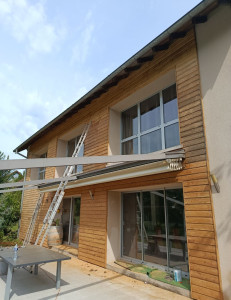 Photo de galerie - Ponçage hauteur 8m 