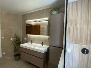 Photo de galerie - Création de A à Z d’une salle de bain