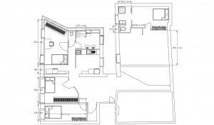 Photo de galerie - Plan aménagement appartement 150m²