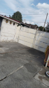 Photo de galerie - Nettoyage des Murs clôture béton plus cours 