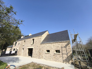 Photo de galerie - Couverture maison neuve 32 & 22 avec faîtage terre cuite 