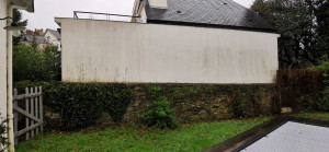 Photo de galerie - Avant l'installation des poteaux