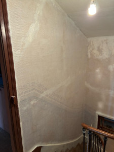 Photo de galerie - Pose toile fibre (après)
