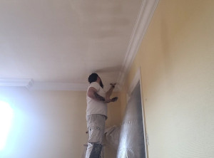 Photo de galerie - Ratissage deux passes croisé plafond