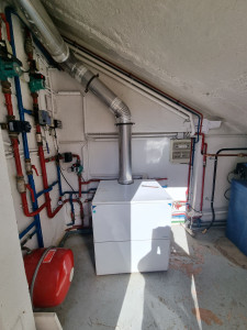 Photo de galerie - Installation gaz avant dépose 