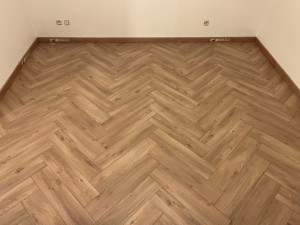 Photo de galerie - Pose de parquet toute complexité.