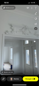 Photo de galerie - Pose de staff et de corniche et de rosasse 