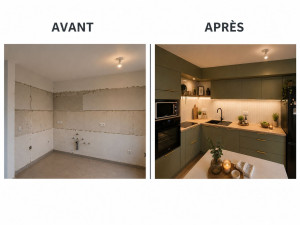 Photo de galerie - Une cuisine moderne, élégante et parfaitement réalisée. Un travail soigné, des finitions impeccables et un résultat exceptionnel.

