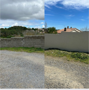 Photo de galerie - Reprise fissure façade + crépi 