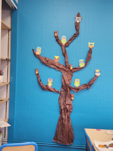 Photo de galerie - Arbres réaliser avec les enfants 