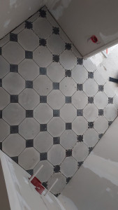 Photo de galerie - Pose sol avec capuchons