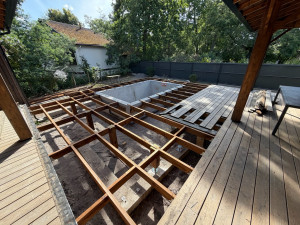 Photo de galerie - Ossature terrasse 