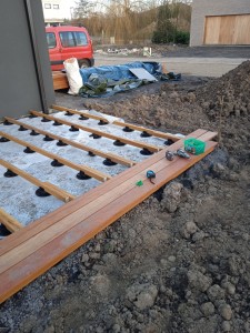 Photo de galerie - Pose d une terrasse en bois