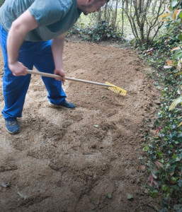 Photo de galerie - Engazonnement, préparation de terrein