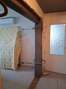 Photo de galerie - Réalisation des tableaux au mortier