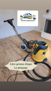 Photo de galerie - Ponçage de sol 