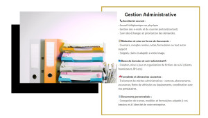 Photo de galerie - Gestion Administrative
