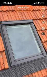 Photo de galerie - Pose velux après 
