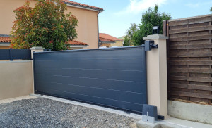 Photo de galerie - Pose portail + automatisme CAME