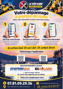 Photo de galerie - Flyer depann’ Mandréen 