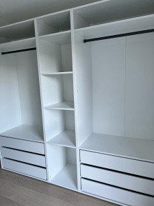 Photo de galerie - Dressing Brico-Dépôt 3 colonnes (équivalent au PAX Ikea)