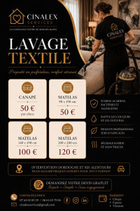 Photo de galerie - Nettoyage textile