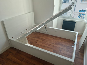 Photo de galerie - Lit IKEA assemblé 