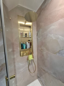 Photo de galerie - Colonne de douche fini et mis en fonctionnemet