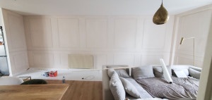 Photo de galerie - Création de moulure sur-mesure avec peinture complète 