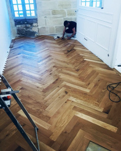 Photo de galerie - Pose de parquet 