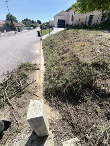 Photo de galerie - Avant montage de muret